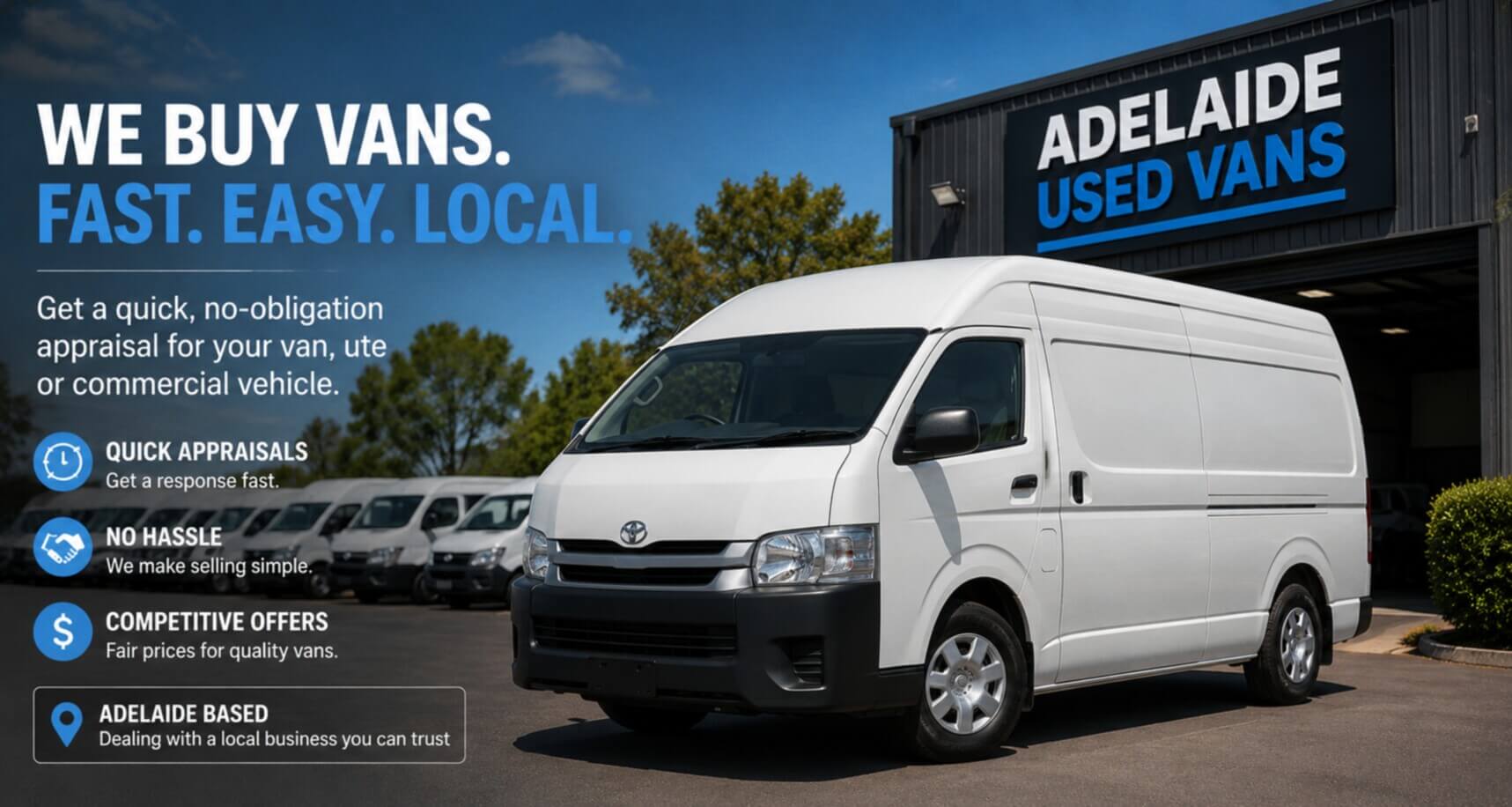Sell your van in Adelaide